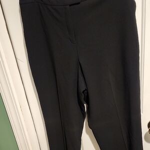Jones New York Classic Black Straight Leg Pants